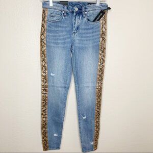 Blank NYC The Bond Snake Stripe Skinny Jeans